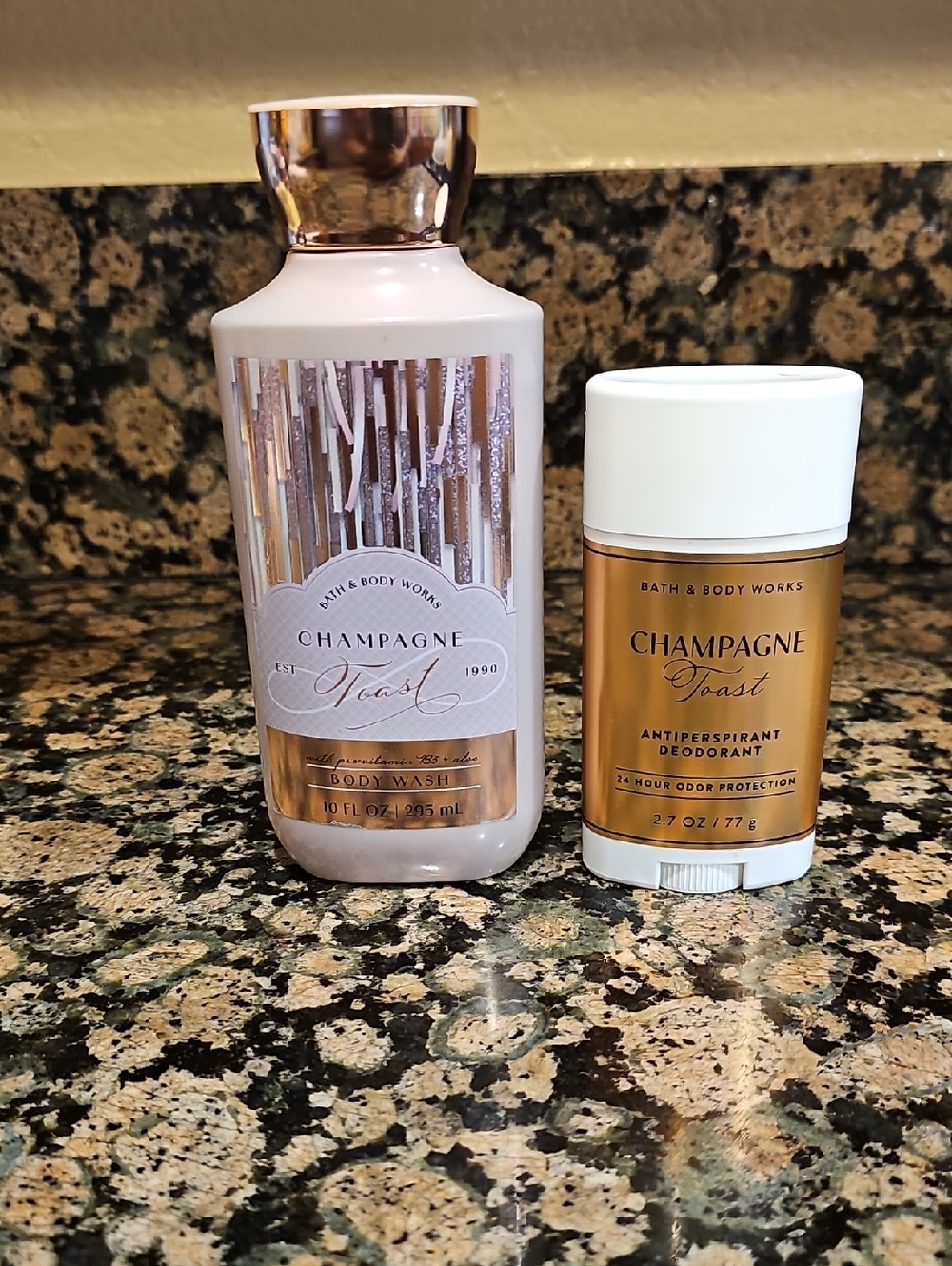 BBW Champagne Toast Body Wash & Deodorant Bundle